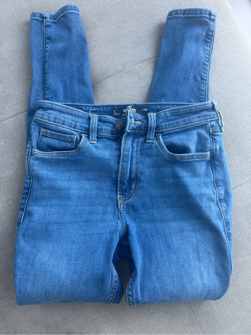 Hollister Women's Light Blue Skinny Jeans